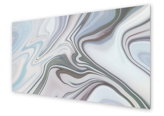 Panel kuchenny HOMEPRINT Szary płynny marmur 125x50 cm HOMEPRINT