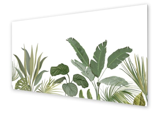 Panel kuchenny HOMEPRINT Tropikalne liście 125x50 cm HOMEPRINT