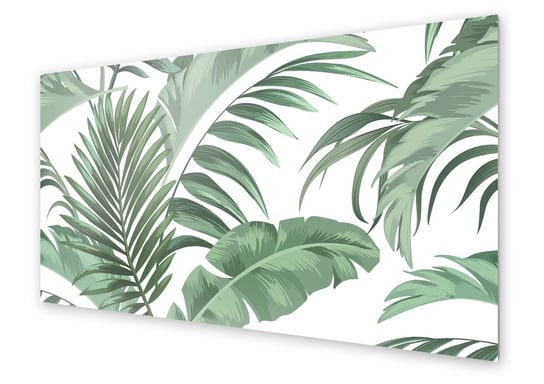 Panel kuchenny HOMEPRINT Tropikalne liście egzotyczne 120x60 cm HOMEPRINT
