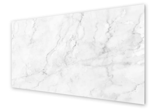 Panel kuchenny HOMEPRINT Uniwersalny biały marmur 100x50 cm HOMEPRINT