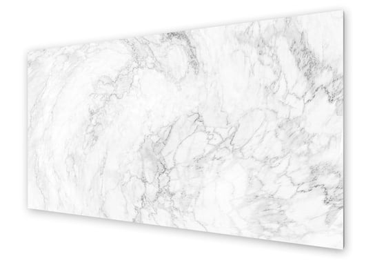Panel kuchenny HOMEPRINT Uniwersalny biały marmur 125x50 cm HOMEPRINT