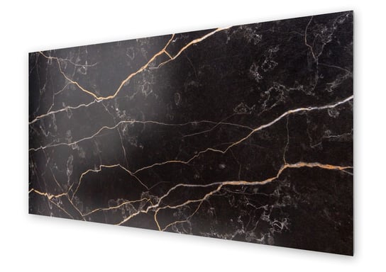 Panel kuchenny HOMEPRINT Uniwersalny czarny marmur 125x50 cm HOMEPRINT