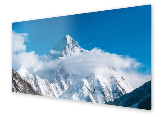 Panel kuchenny HOMEPRINT Widok na szczyt K2 100x50 cm HOMEPRINT