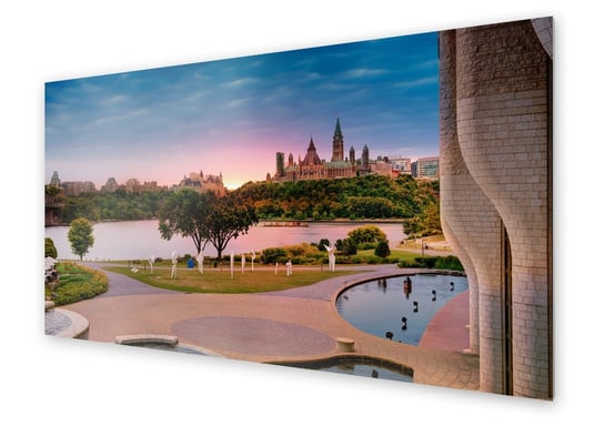 Panel kuchenny HOMEPRINT Widok Parlamentu Ottawy 100x50 cm HOMEPRINT