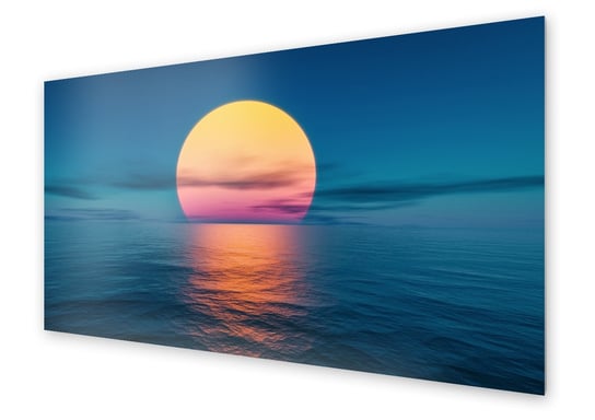 Panel kuchenny HOMEPRINT Zachód słońca nad oceanem 140x70 cm HOMEPRINT
