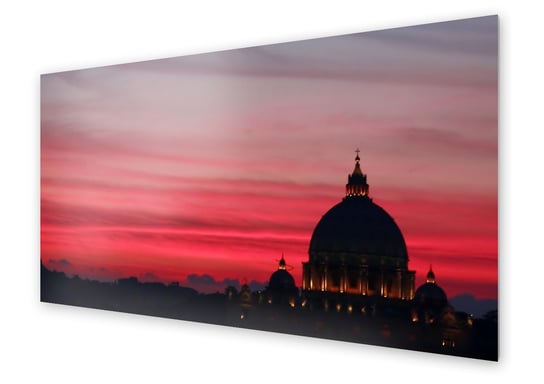 Panel kuchenny HOMEPRINT Zachód słońca w Rzymie 100x50 cm HOMEPRINT