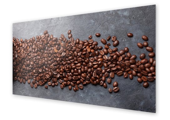 Panel kuchenny HOMEPRINT Ziarna kawy na stole 125x50 cm HOMEPRINT