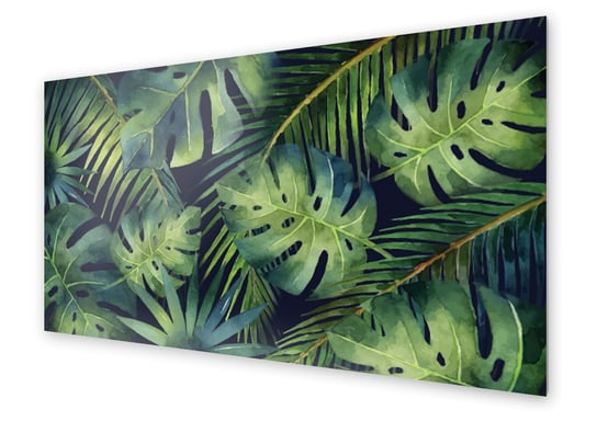Panel kuchenny HOMEPRINT Zieleń w tropikach 100x50 cm HOMEPRINT