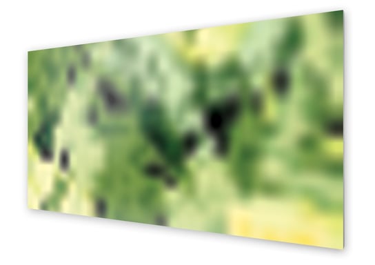 Panel kuchenny HOMEPRINT Zielona abstrakcja 140x70 cm HOMEPRINT