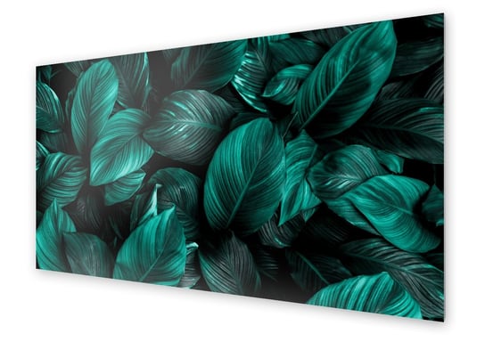 Panel kuchenny HOMEPRINT Zielone liście tropikalne 140x70 cm HOMEPRINT