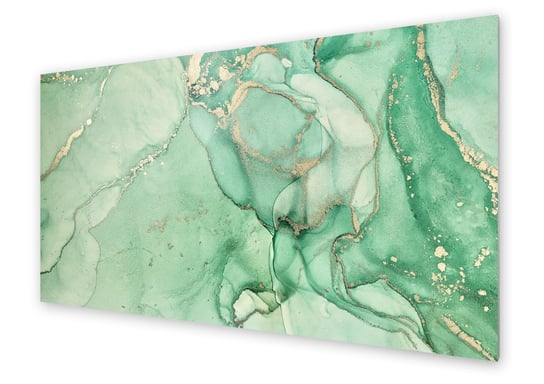 Panel kuchenny HOMEPRINT Zielony kamień agatu 125x50 cm HOMEPRINT