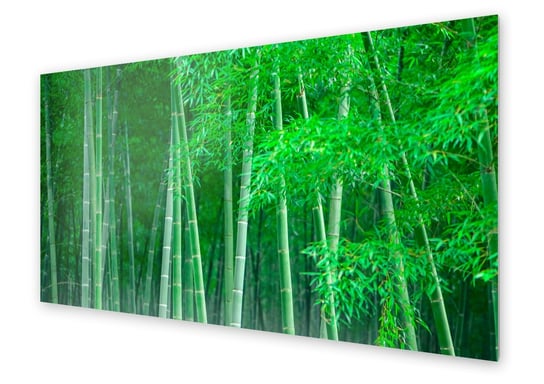 Panel kuchenny HOMEPRINT Zielony las bambusowy 140x70 cm HOMEPRINT