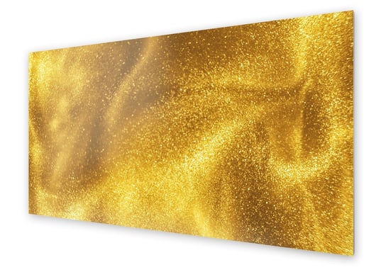 Panel kuchenny HOMEPRINT Złoty brokat płynny 120x60 cm HOMEPRINT