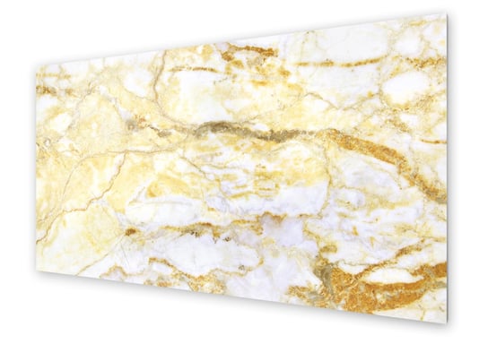 Panel kuchenny HOMEPRINT Złoty marmur dekoracyjny 100x50 cm HOMEPRINT