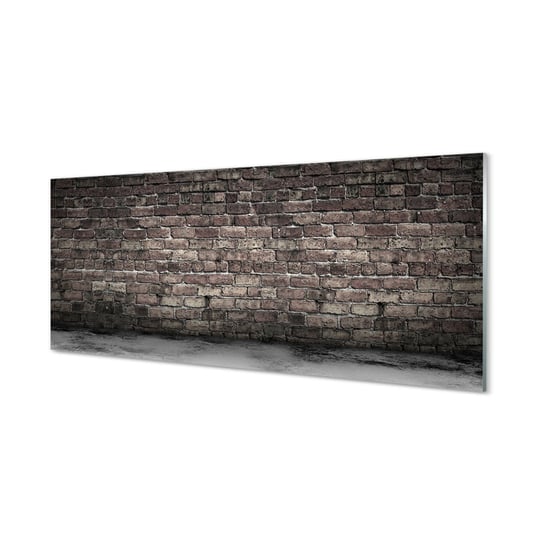 Panel kuchenny + klej Cegła mur vintage 125x50 cm Tulup