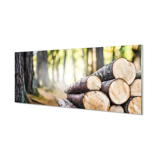 Panel kuchenny ochrona Drewno natura las 125x50 cm Tulup