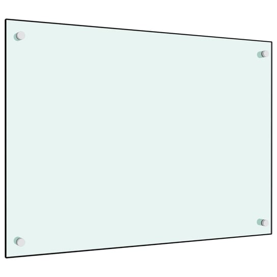 Panel Kuchenny Szklany 70x50 cm Biały 6 mm Inna marka