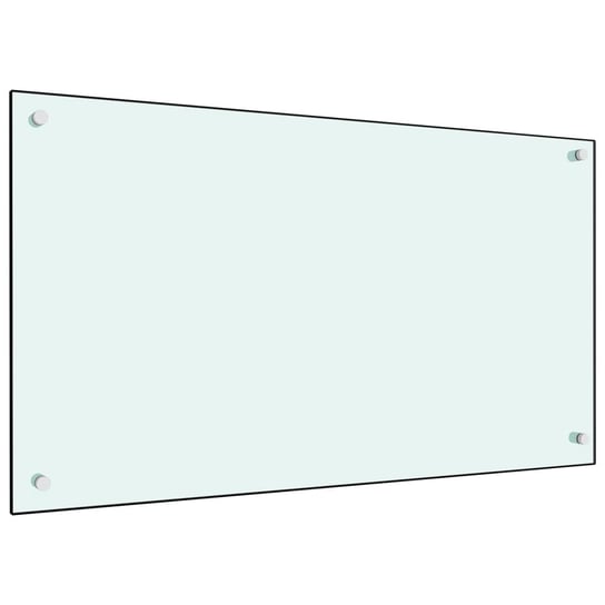 Panel kuchenny szkło hartowane, biały, 90x50 cm, 6 Inna marka