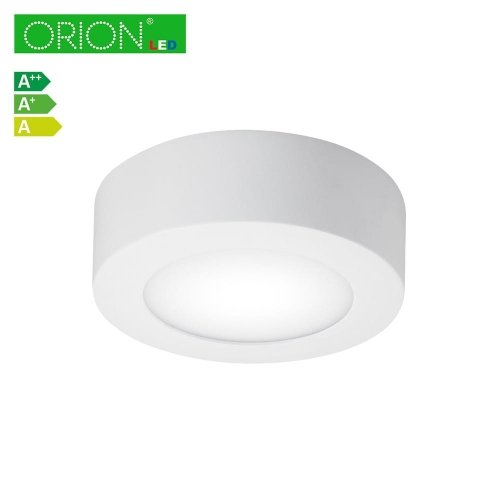 Panel Led Natynkowy Okrągły Brilo 120Mm, 6W, 480Lm Orion