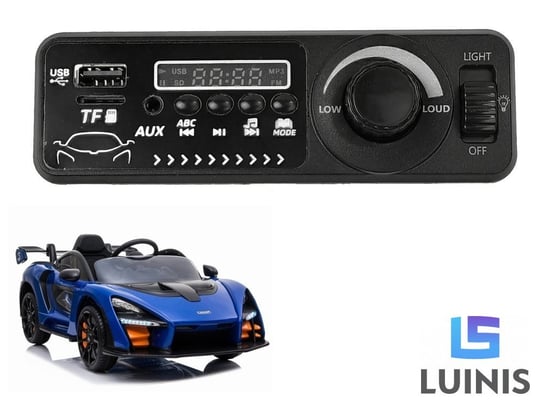 Panel muzyczny do Auta McLaren Senna LEAN CARS