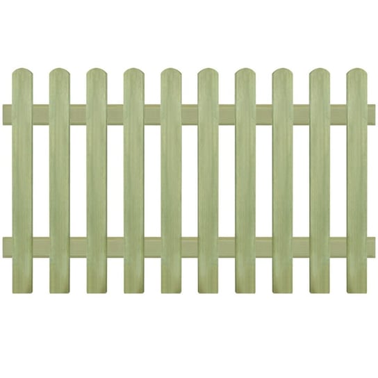 Panel ogrodzeniowy VIDAXL, płotek, jasnobrązowy, 1x1,7 m vidaXL
