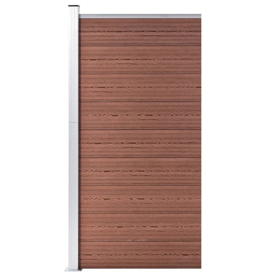 Panel ogrodzeniowy WPC 95x186 brązowy Zakito Europe
