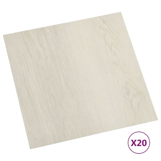 Panel podłogowy PVC 30,5x30,5 cm, beżowy, 1,86 m² Zakito Europe