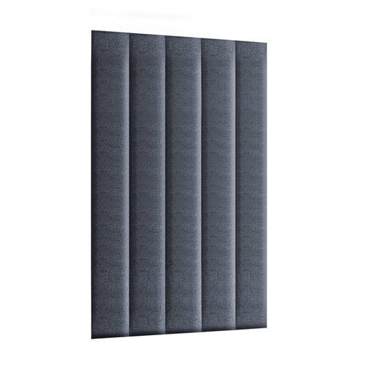 Panel ścienny 120 x 15 cm  tapicerowany 3D Wezgłowie LUX w kolorze jeans Inna marka