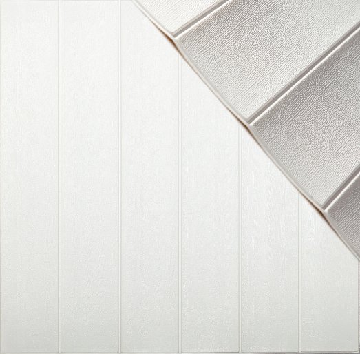 Panel Ścienny 3D Tapeta Samoprzylepna Drewno Białe Inna marka