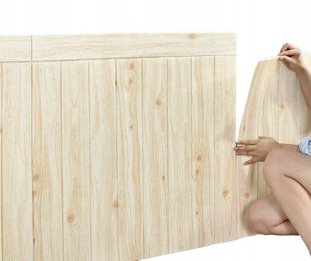 Panel Ścienny 3D Tapeta Samoprzylepna Drewno Sosna Inna marka