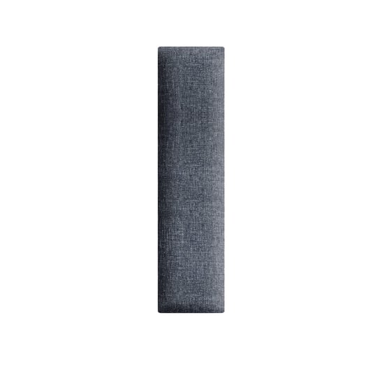 Panel ścienny 60 x 15 cm tapicerowany 3D Wezgłowie w kolorze jeans POSTERGALERIA