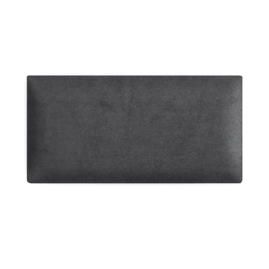 Panel ścienny 60 x 30 cm tapicerowany 3D Wezgłowie w kolorze ciemnoszarym POSTERGALERIA