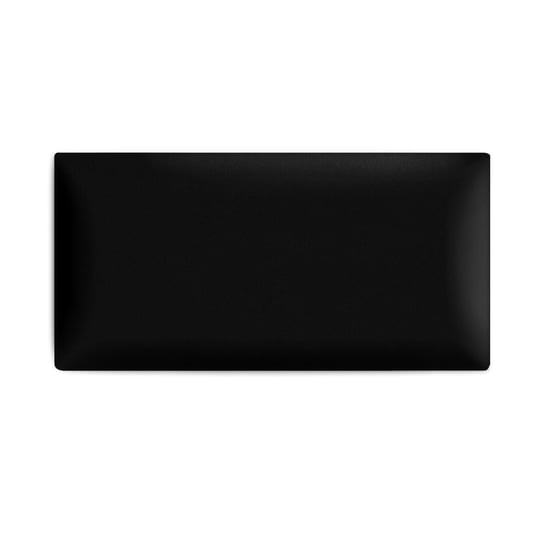 Panel ścienny 60 x 30 cm tapicerowany 3D Wezgłowie w kolorze czarnym POSTERGALERIA