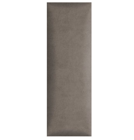 Panel ścienny 90 x 30 cm tapicerowany 3D Wezgłowie w kolorze brązowym POSTERGALERIA