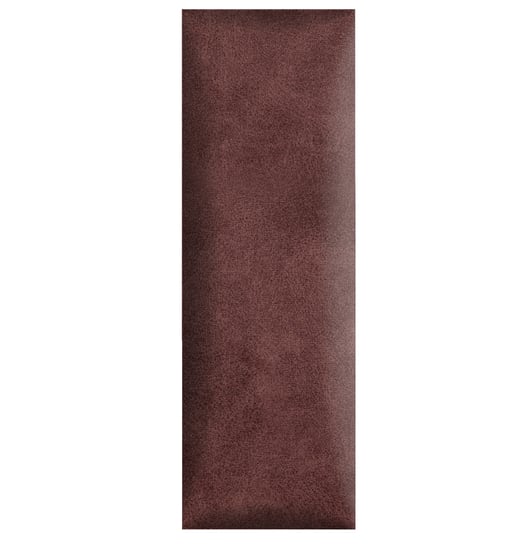 Panel ścienny 90 x 30 cm tapicerowany 3D Wezgłowie w kolorze brązowym POSTERGALERIA