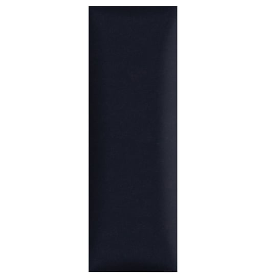 Panel ścienny 90 x 30 cm tapicerowany 3D Wezgłowie w kolorze ciemnoniebieskim POSTERGALERIA