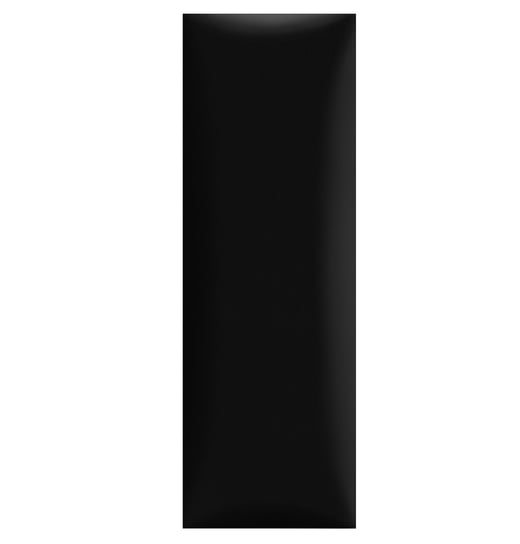Panel ścienny 90 x 30 cm tapicerowany 3D Wezgłowie w kolorze czarnym POSTERGALERIA