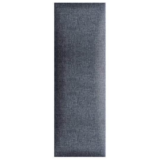 Panel ścienny 90 x 30 cm tapicerowany 3D Wezgłowie w kolorze jeans POSTERGALERIA