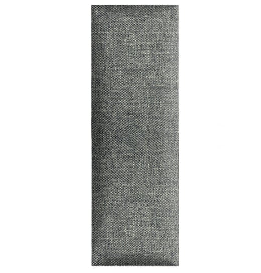 Panel ścienny 90 x 30 cm tapicerowany 3D Wezgłowie w kolorze szarym POSTERGALERIA