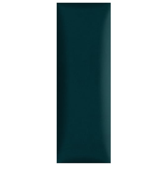 Panel ścienny 90 x 30 cm tapicerowany 3D Wezgłowie w kolorze turkusowym POSTERGALERIA