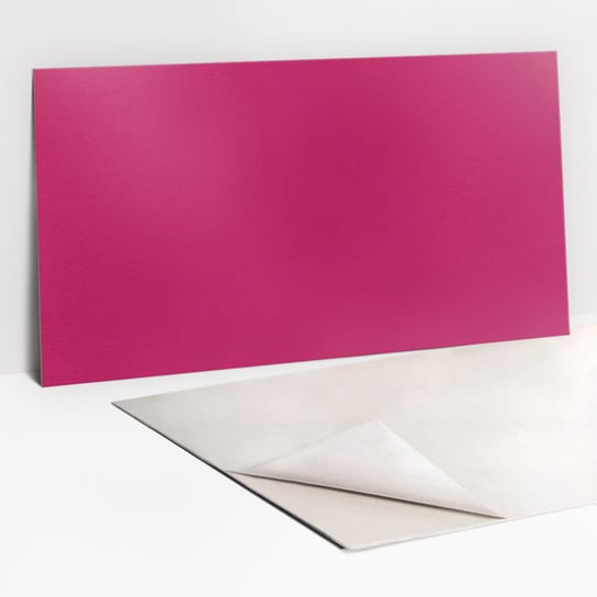 Panel Ścienny Do Kuchni 100x50 cm - Kolor różowy Tulup