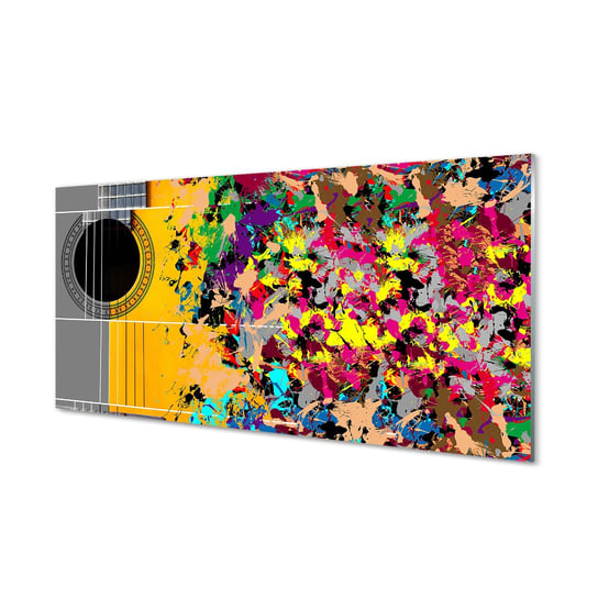 Panel ścienny Gitara akustyczna kolory 120x60 cm Tulup