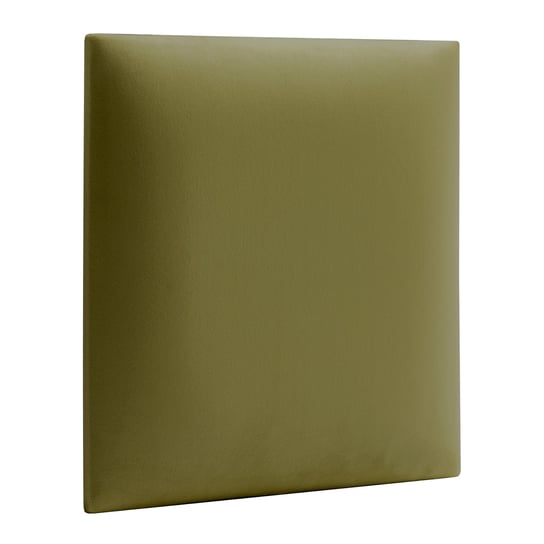 Panel ścienny tapicerowany Velvet gładki 30x30 cm oliwkowy Gold Label
