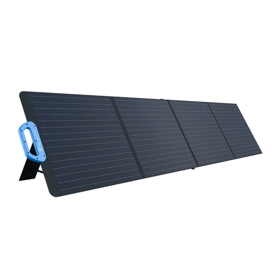 Panel Słoneczny Bluetti Nomadic Pv200 Monokrystaliczny 200 W Fotowoltaiczny Składany I Przenośny Ip54 Z Uchwytem Portu I Regulowanymi Stojakami Bluetti