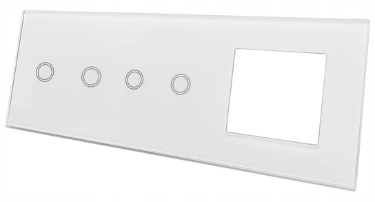 PANEL SZKLANY DOTYKOWY WŁĄCZNIK GNIAZDO 2+2+1G Baron
