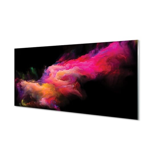 Panel szklany foto grafika Różowe fraktale 120x60 Tulup