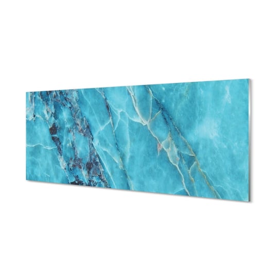 Panel szklany grafika Kamień marmur ściana 125x50 cm Tulup