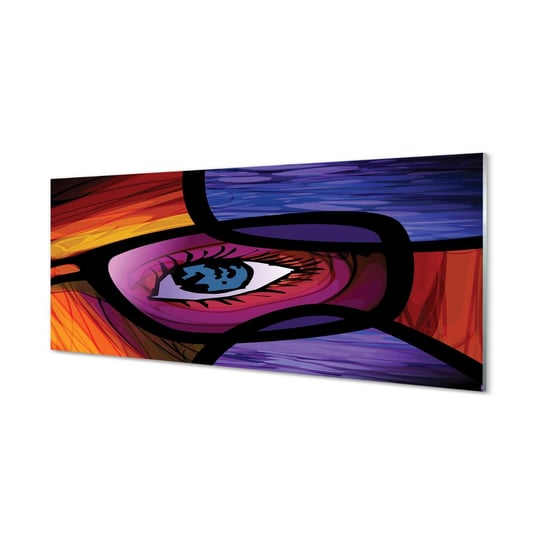 Panel szklany hartowany do kuchni Oko obraz 125x50 cm Tulup