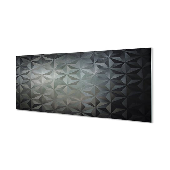 Panel szklany hartowany do kuchni Stożki 3d 125x50 cm Tulup