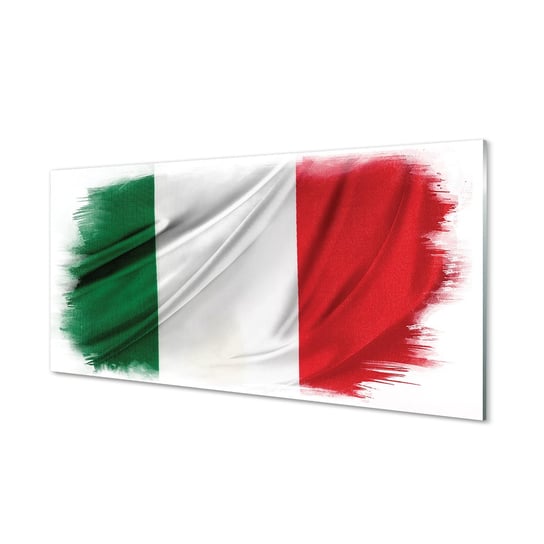 Panel szklany klej Flaga włochy 120x60 cm Tulup